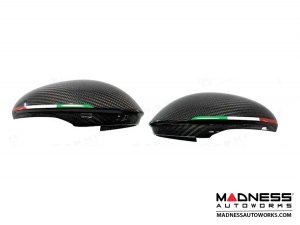 Alfa Romeo Stelvio Mirror Covers - Carbon Fiber - Full Replacements - GTA Style Alfa Romeo Stelvio Mirror Covers - Carbon Fiber - Full Replacements - GTA Style